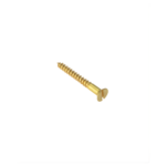 Brass wood screw